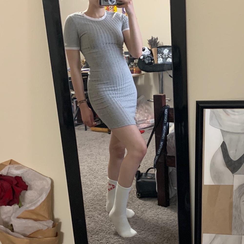 Grey BodyCon Dress